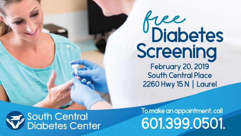 Free Diabetes Screening South Central Diabetes Center South Central