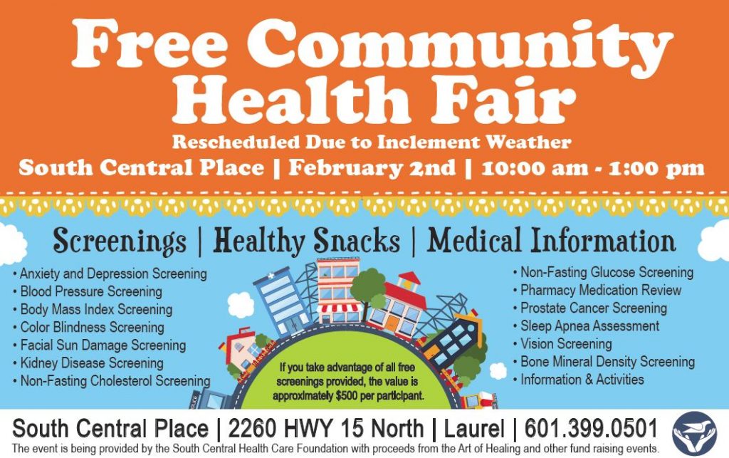 Community Health Fair | February 2nd | South Central Regional Medical ...