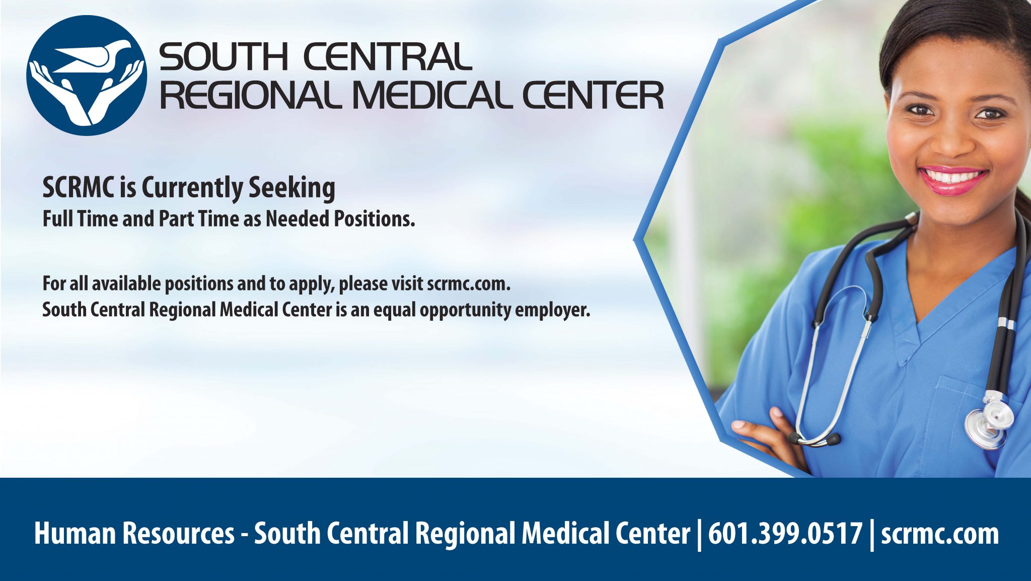 CNA Positions Available | SCRMC | South Central Regional Medical Center